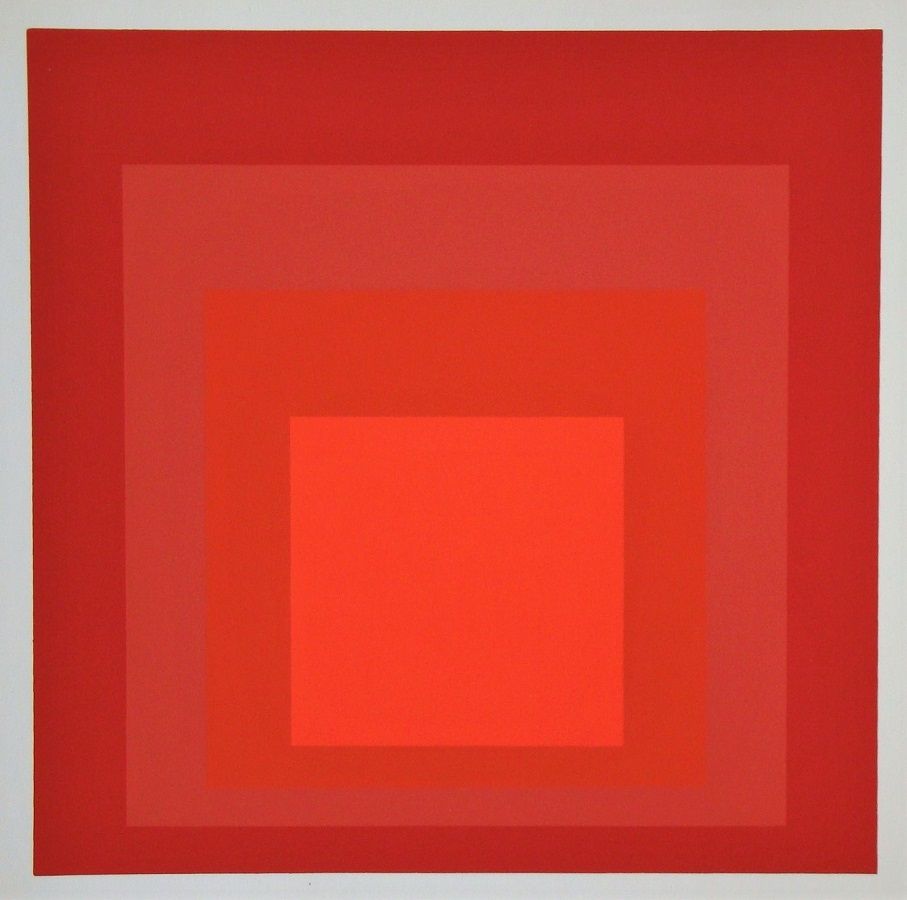 Serigrafia Albers - R-III a-4, 1968