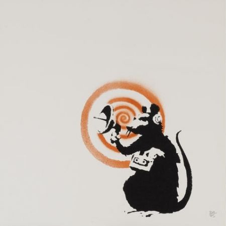 Serigrafia Banksy - Radar Rat
