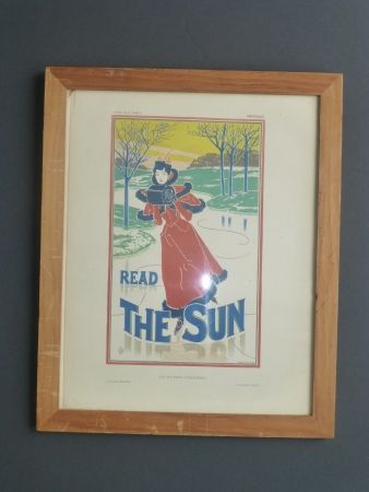 Litografia Read - Read the sun