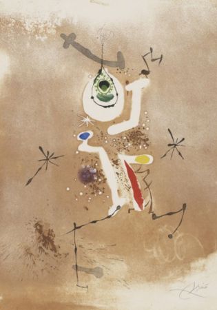 Acquaforte E Acquatinta Miró - Record d' una fuga de Bach