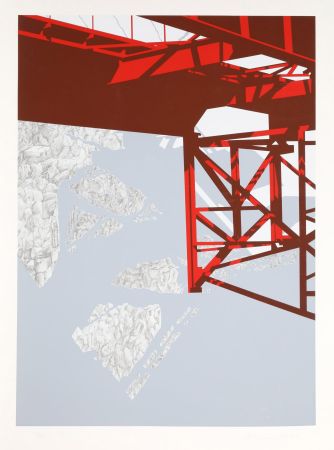 Serigrafia D'arcangelo - Red Bridge