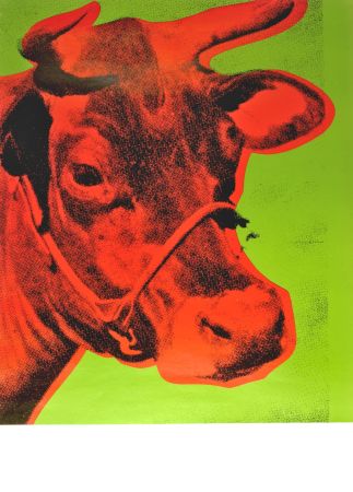 Serigrafia Warhol - Red Cow, c. 1970-1971