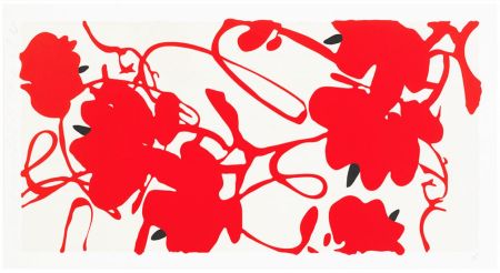 Serigrafia Sultan - Red Flowers