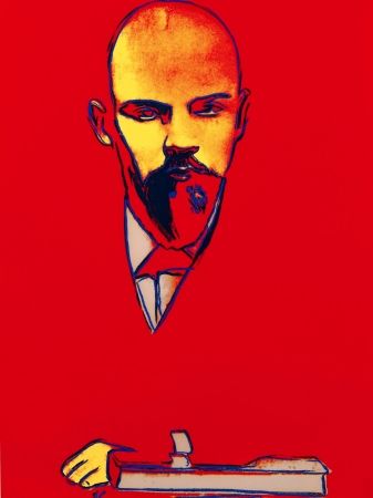 Serigrafia Warhol - Red Lenin FS II.403