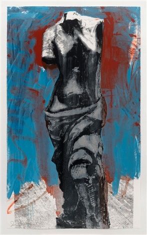Serigrafia Dine - Red, White & Blue Venus for Mondale
