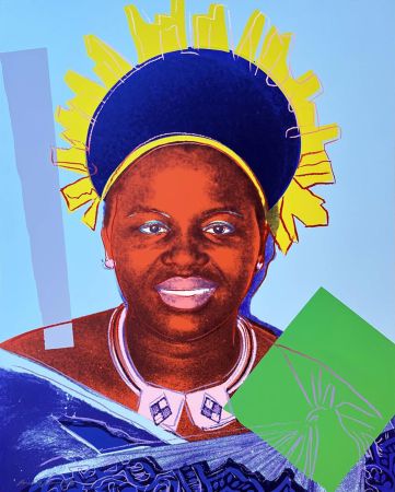 Serigrafia Warhol - Reigning Queens: Queen Ntombi Twala of Swaziland, II.347