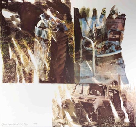 Serigrafia Rauschenberg - Relic (Speculations)