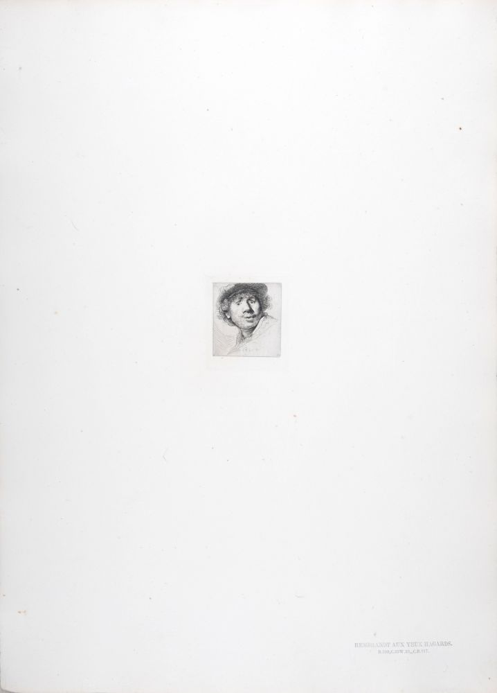 Rotocalcografia Rembrandt - Rembrandt aux yeux hagards