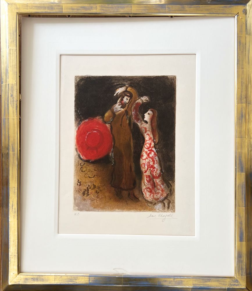 Non Tecnico Chagall -  Rencontre de Ruth et de Boaz