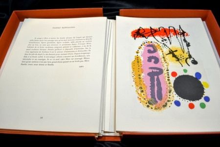 Libro Illustrato Miró - René CHAR - Le monde de l'art n'est pas le monde du pardon,1974-Illustre par Picasso, Miro, Brauner, Giacometti...