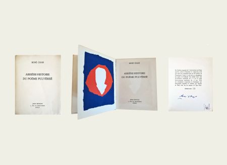 Libro Illustrato De Stael - René Char : ARRIÈRE-HISTOIRE DU POÈME PULVÉRISÉ avec 1 lithographie icônique de Nicolas de Staôel (1953)