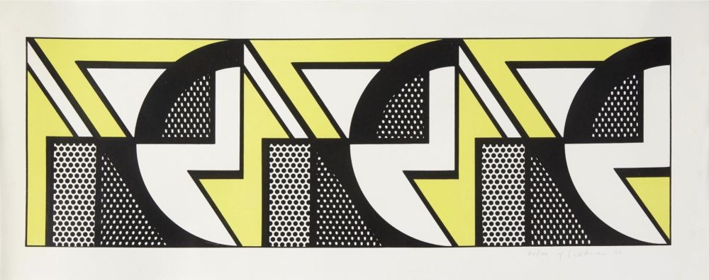 Litografia Lichtenstein - Repeated Design