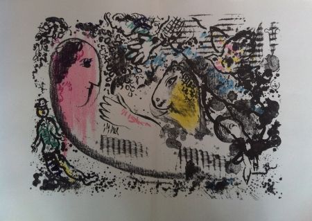 Litografia Chagall - Reverie