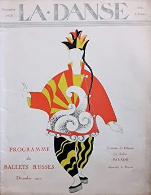 Libro Illustrato Picasso - Revue LA DANSE. Programme des Ballets Russes.