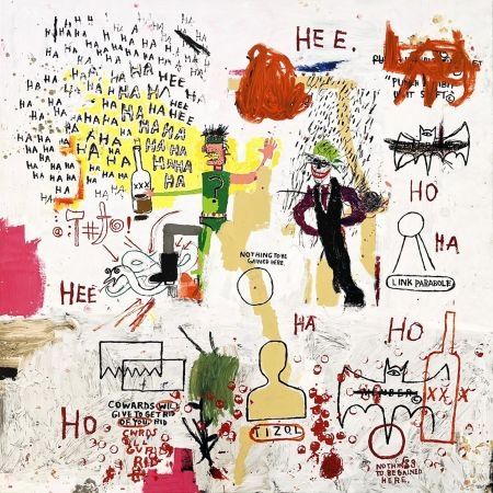 Serigrafia Basquiat - Riddle me this Batman