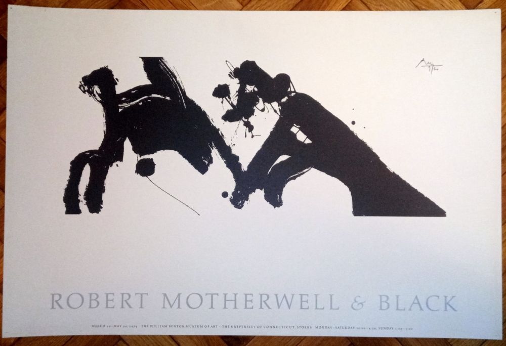 Manifesti Motherwell - Robert Motherwell & Black