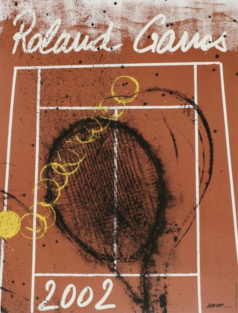 Manifesti Arman - Roland-Garros Official Poster