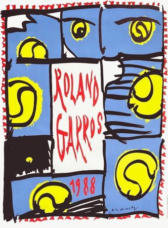 Manifesti Alechinsky - Roland-Garros Official Poster