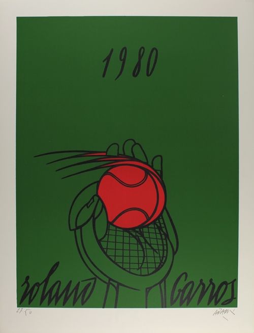 Litografia Adami - Roland Garros (vert)