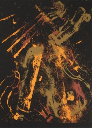 Serigrafia Arman - Romanticism in Gold