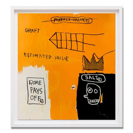 Serigrafia Basquiat - Rome Pays Off - Set II
