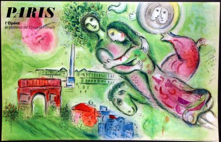 Litografia Chagall - Romeo et Juliette – Opera Paris