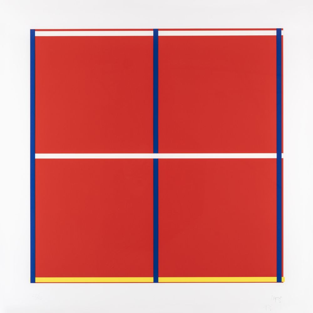 Serigrafia Knoebel - Rot, Gelb, Weiss, Blau 01