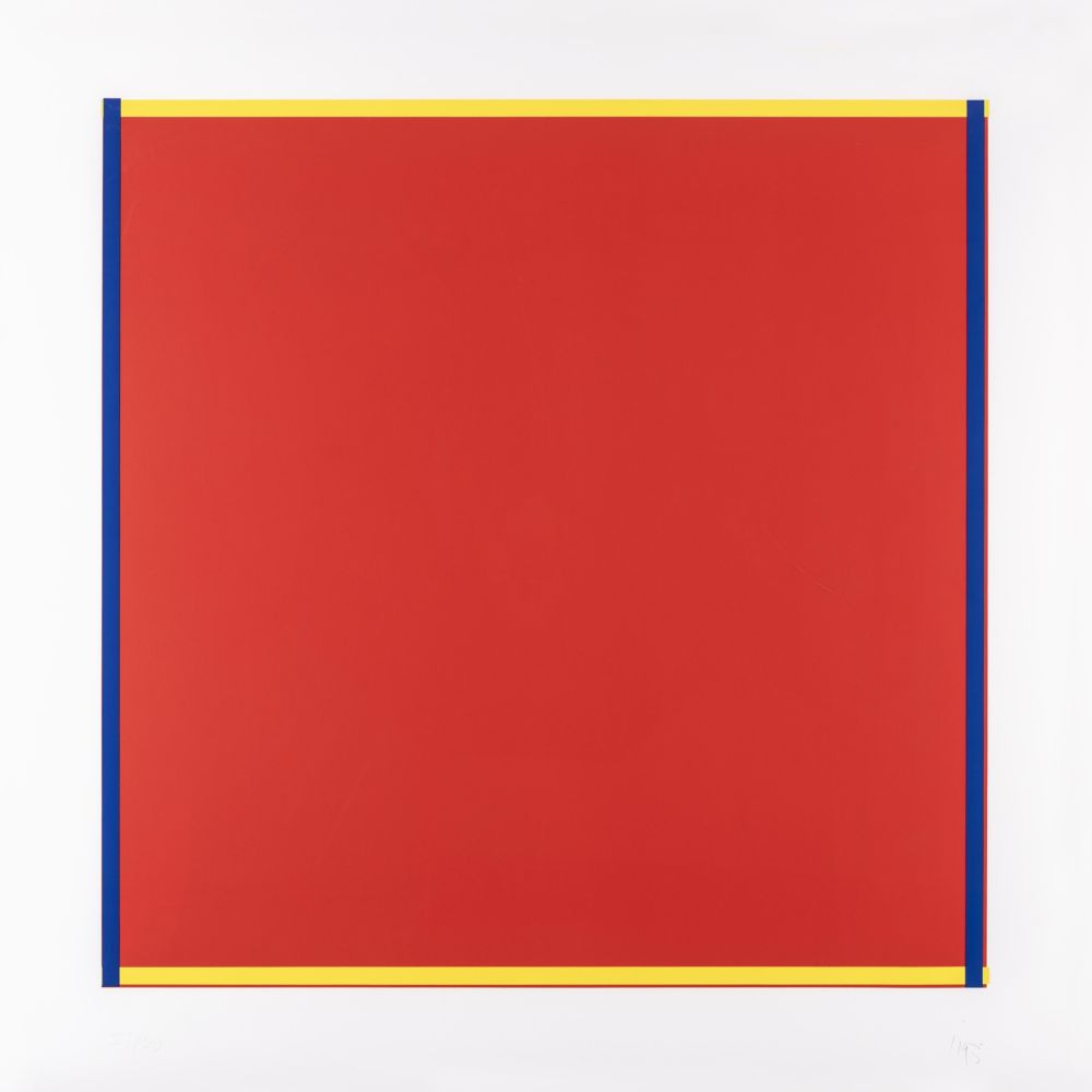 Serigrafia Knoebel - Rot, Gelb, Weiss, Blau 04