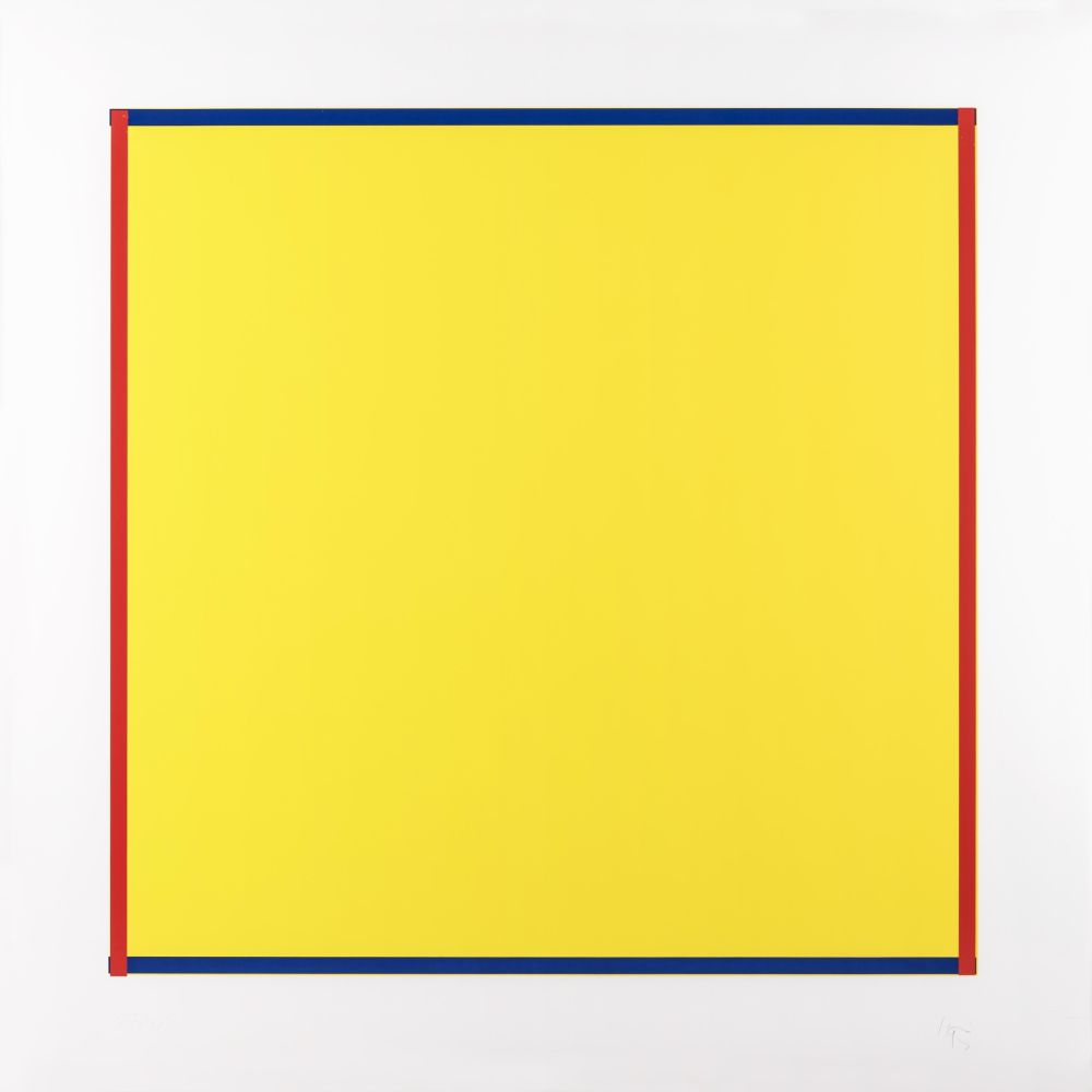 Serigrafia Knoebel - Rot, Gelb, Weiss, Blau 06