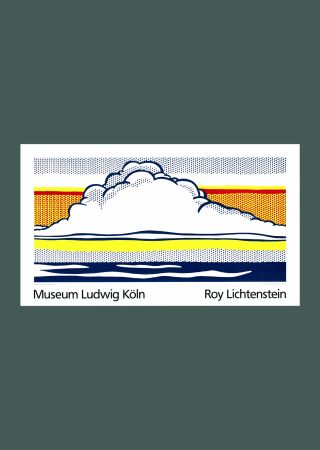 Serigrafia Lichtenstein - Roy Lichtenstein: 'Cloud and Sea' 1989 Offset-serigraph