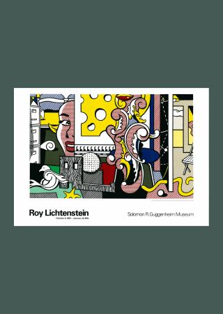 Litografia Lichtenstein - Roy Lichtenstein: 'Go for Baroque' 1993 Offset-lithograph