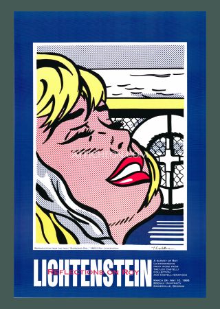 Litografia Lichtenstein - Roy Lichtenstein: 'Reflections on Roy' 1995 Offset-lithograph