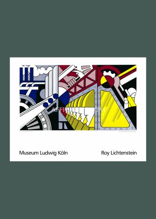 Serigrafia Lichtenstein - Roy Lichtenstein: 'Study for Preparedness' 1989 Offset-serigraph