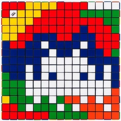 Non Tecnico Invader - Rubik Camouflage