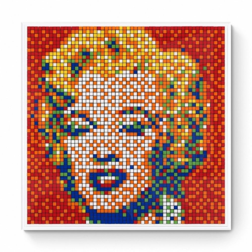 Grafica Numerica Invader - Rubik Shot Red Marilyn