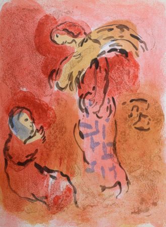 Litografia Chagall - Ruth glaneuse, 1960