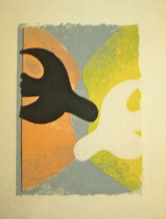 Litografia Braque - Résurrection de l’oiseau