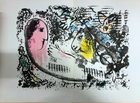 Litografia Chagall - Rêverie