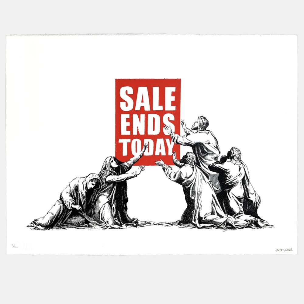 Serigrafia Banksy - Sale Ends (v.2)