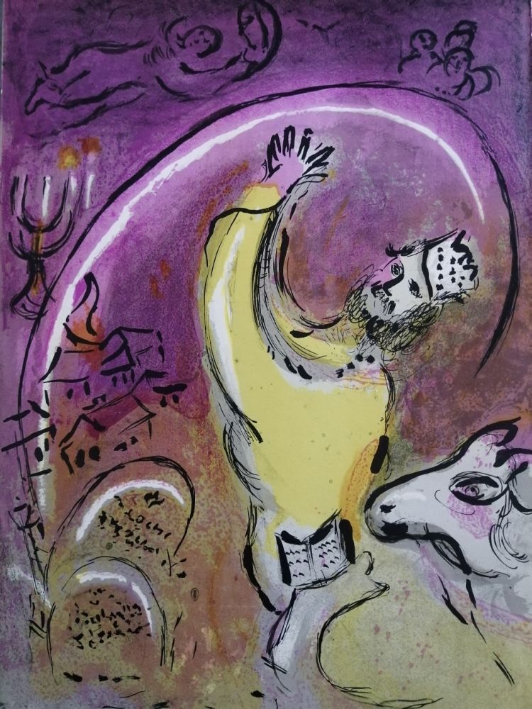 Litografia Chagall - Salomon