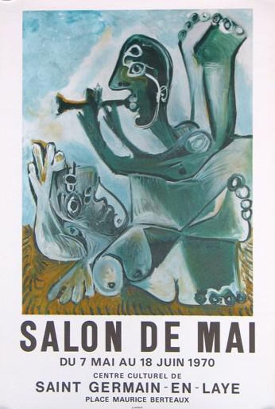 Litografia Picasso - '' Salon de Mai ''