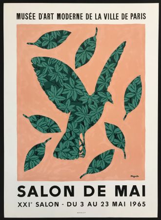 Litografia Magritte - Salon de Mai (Musee d'Art Moderne de la Ville de Paris)