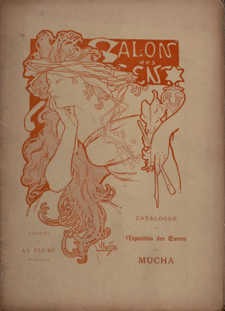 Libro Illustrato Mucha - Salon des Cent, Exposition de l'œuvre de A. Mucha, 1897