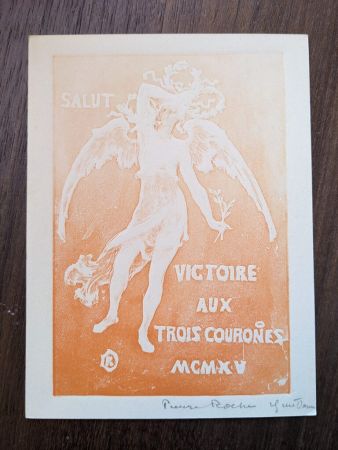 Non Tecnico Roche - Salut victoire aux trois courones (greeting card for 1915)