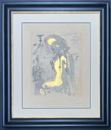 Punta Secca Dali - Salvador Dalì (1904–1989) - Athene - Mixed media incorporating heliogravure and drypoint etching hand-colored on Arches paper - 1963