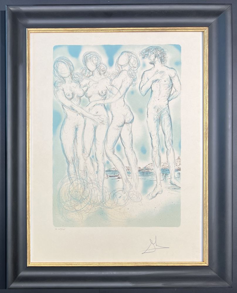 Litografia Dali - Salvador Dalí (1904-1989) - Colured lithograph on Arches paper - 1979