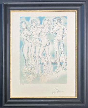 Litografia Dali - Salvador Dalí (1904-1989) - Colured lithograph on Arches paper - 1979
