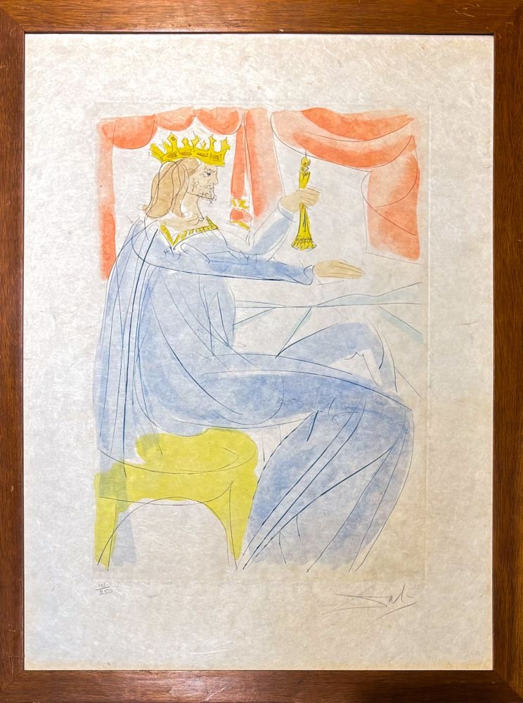 Punta Secca Dali - Salvador Dalí (1904-1989) - King Solomon - drypoint, etching - 1975