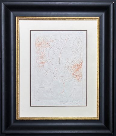 Incisione Dali - Salvador Dalí (1904–1989) - Le torse -  drypoint etching on Japanese paper - 1969