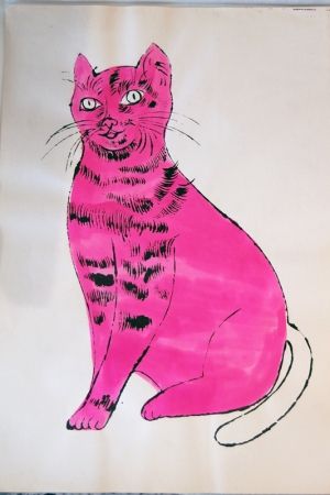 Litografia Warhol - Sam (pink with white tail)